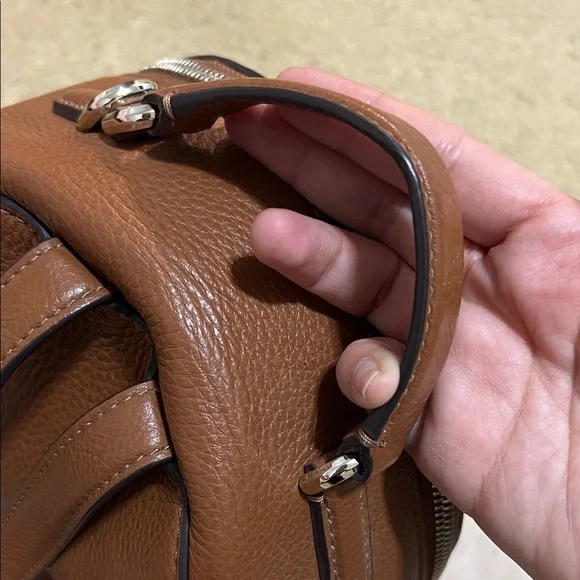 Kate Spade Tan Leather Mini Backpack - Picture 11 of 12